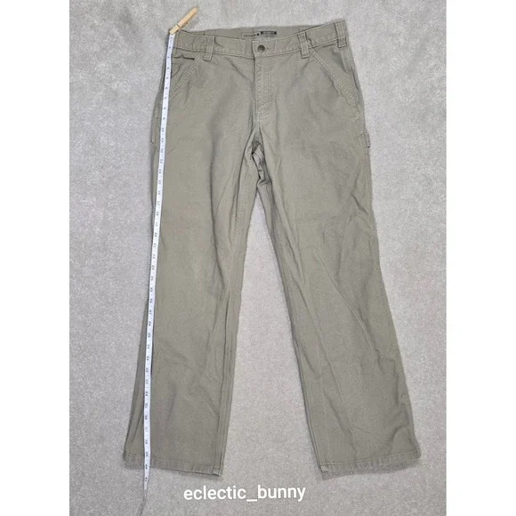 Carhartt Rugged Flex Relaxed Fit Duck Utility Work Pants Gravel 34x30 103279 251 - Picture 8 of 11